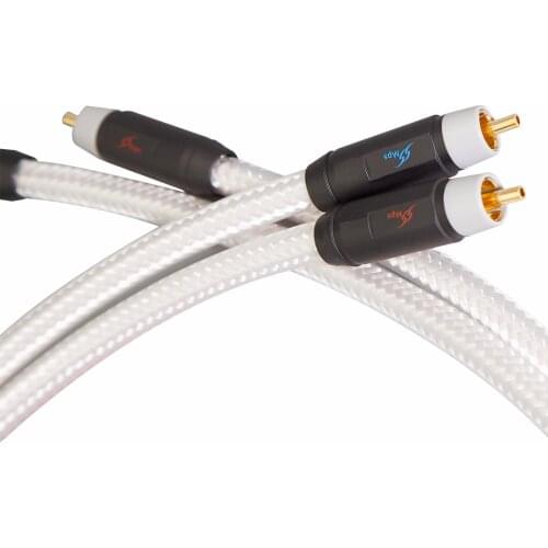 MPS M-8G RCA connector audio cable HiFi 99.9997% OFC+ Silver Plated 24K Gold Plated Plug for DVD CD DAC amplifier 1 pair