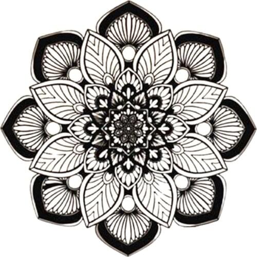 Floral Wall Decor Hanging Acrylic Hollow Flower Wall Art Ethnic Ornament for Indoor Home Decoration Stickers 30*30cm WWO66