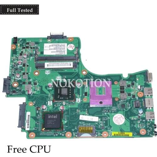 NOKOTION V000225080 1310A2368302 Main board For toshiba Satellite C665 laptop motherboard C665 DDR2 free cpu