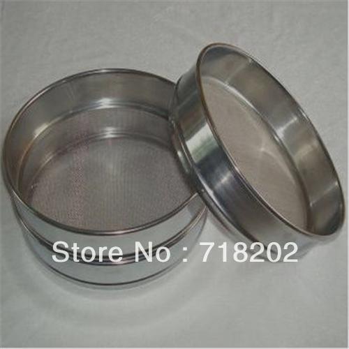 25cm*5cm stainless steel test sieve/ standard test sieve/ laboratory sieve(220 /250/270/300/325/400/500/600 mesh) -1pc/lot