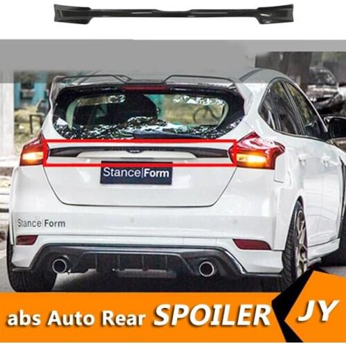 For F ORD Focus ROOF Spoiler 2012-2016 Focus hatch-back spoiler FS 4 ABS Material Car Rear Wing Primer Color Rear Spoiler