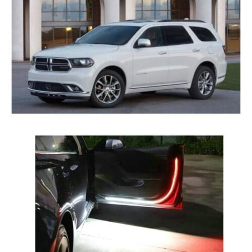 Led Car Openning Door Warning Light For Dodge Durango Dart Charger Journey Challenger Grand Caravan Viper avenger caliber colt