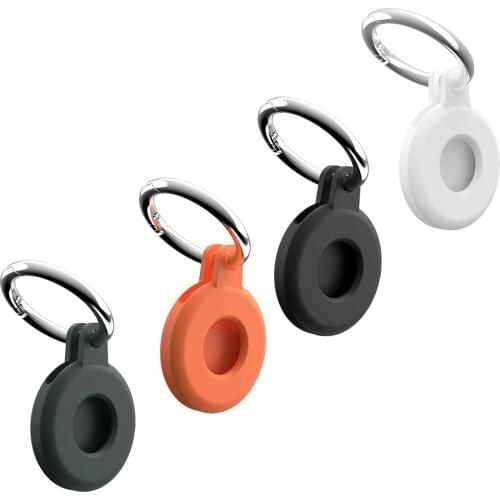 Protective Cover For AirTags, Silicone Protector Bumper Case Compatible with Apple AirTags Tracker Buckle