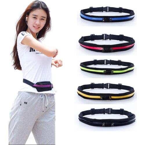 1 Pcs Stretch Outdoor Sports Riding Running Bag Men& Women Multifunction Pockets Waterproof Mobile Phone