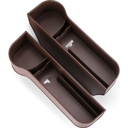 1PC Car Seat Slit Gap Storage Boxes Catcher Box Waterproof Pocket Organizer Phone Cup Holder