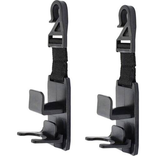 Flexible Car Seat Back Hook Headrest Hooks 2 Pack Strong Durable Backseat Headrest er Holder Storage Handbags Purses Coats