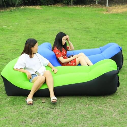2020 Inflatable Lounger Air Sofa Portable Water Proof Anti-Air Leaking Design Ideal Couch for Backyard Lakeside Beach Air Couch