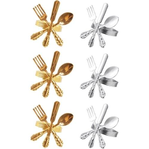 6Pcs Hotel Table Western-Style Knife and Fork Spoon Napkin Buckle Napkin Ring Napkin Ring Cloth Ring Towel Buckle