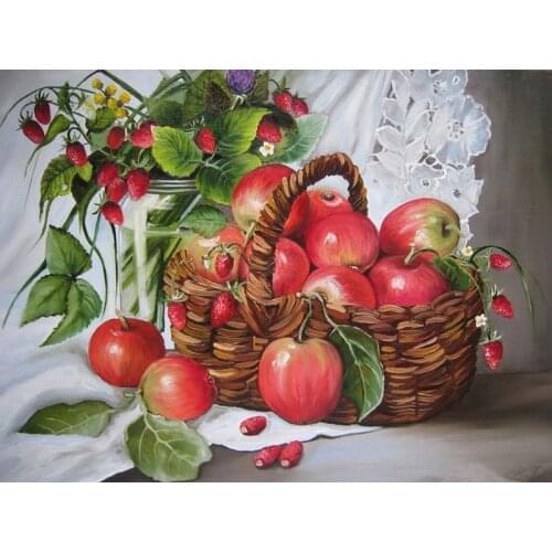 GATYZTORY 5D DIY Diamond Painting Vegetable Fruit Full Square/Round Diamond Embroidery Cross Stitch Food Handmade Home Decoratio