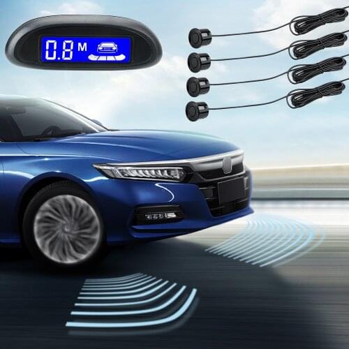 LCD Cars Parking Sensor Car Reversing Radar 12V DC Car Automatic Parktronic Parking Sensor System Buzzer Detector System