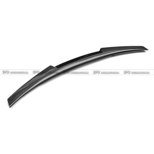 Car-styling M4 V Style 17-IN Carbon Fiber Rear Spoiler Glossy Fibre Trunk Wing Lip Racing Auto Body Kit For BMW 5 Series G30 G38
