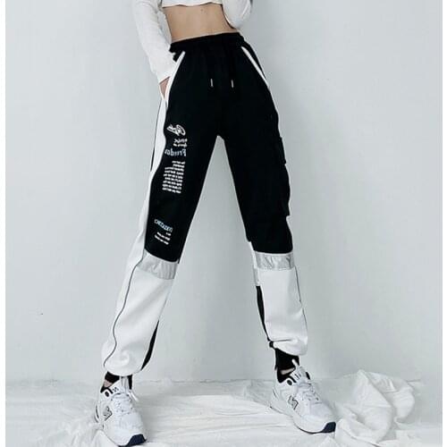 Cargo Pants High Waist Loose Sport Pants Streetwear Trousers Women Fashion Letter Print Pants Plus Size RHigh Quality Trousers
