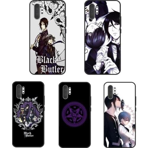 Anime Black Butler Kuroshitsuji Case For Samsung Galaxy S21 Ultra Note 20 Note 10 9 S8 S9 S10 Plus S10e S20 FE Back Cover