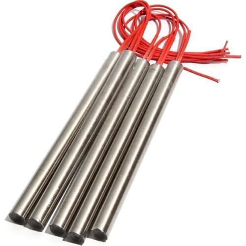 2PCS 17mm 320~360mm 201SUS Cylindrical Cartridge Heaters 110V/220V/380V Heating Tube 1300W/1400W/1500W Electric Element