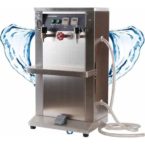 Electric Liquid Filling Machine For Beverage Juice Milk Oil Wine Timing Double Head Filling Machine