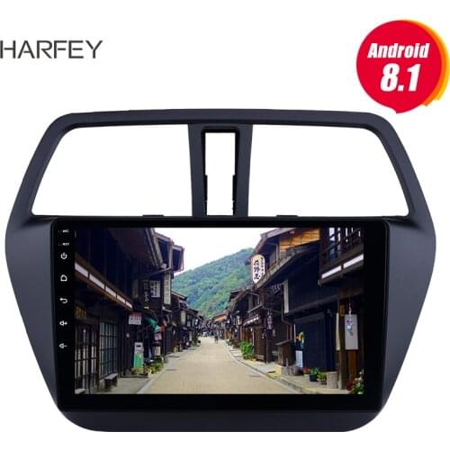 Harfey car multimedia player Android 8.1 9" for Suzuki S-Cross SX4 2014-2017 Radio GPS Bluetooth support OBD2 DVR 3G WIFI SWC