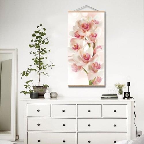Frame Pictures Pink Flower Fashion Floral Nordic Posters Wall Art Canvas Painting Modern Wall Picture for Living Room Home Decor
