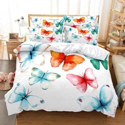Bedding set duvet cover set 3d bedding digital printing bed linen queen size bedding set fashion design