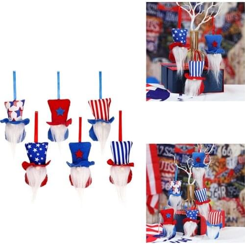 Independence Day Gnome Doll Handmade Gnomes Plush Faceless Doll 4Th of July Decorations Home Decor Home Decorations