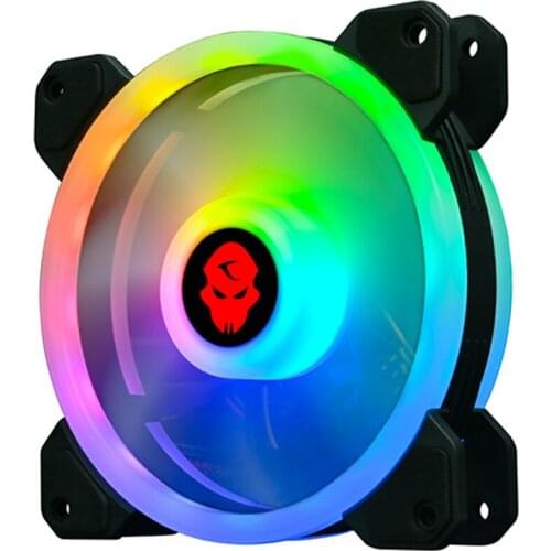 LED Case Fan 120mm Fans Silent Sleeve Bearing2pin Desktop PC Fan Computer Cooling Cooler CPU Coolers Radiators