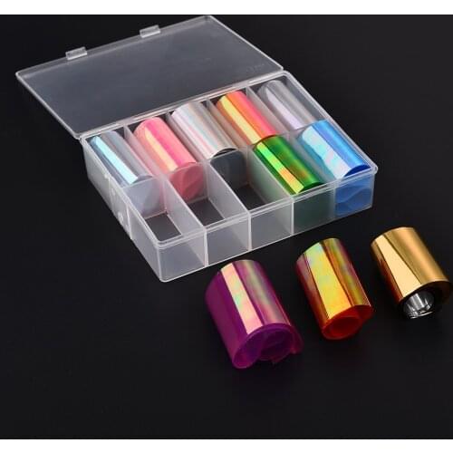 Laser Transfer Sticker Starry Sky Mixed Color Hot Stamping Resin Mold Fiiling For DIY Jewelry Making Nail Sticker Foils