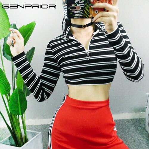 Женские полосатые футболки LIBERJOG China At AliExpress