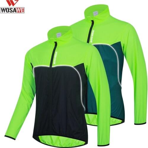 WOSAWE Motorcycle Jacket Summer MTB Cycling Jacket Waterproof Reflective Rider Sports Clothing Breathable Long Sleeve