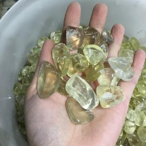 Natural Polished Gemstone crystal stones citrine quartz crystal Tumbled stones for Reiki