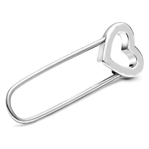 NEW 2019 100% 925 Sterling Silver Winter Me Series Safety Pin Brooch Charm Fit DIY Original Women Bracelet Fashion Jewelry Gift