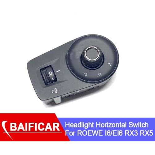 Baificar Brand New Headlight Horizontal Adjustment Switch Rearview Mirror Folding Switch For ROEWE I6/EI6 RX3 RX5 MG6 ZS GS