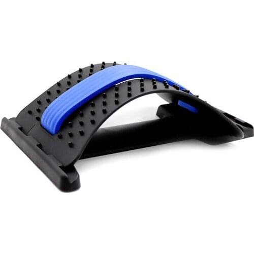 Back Stretch Equipment Massager Stretcher Fitness Lumbar Support Relaxation Spine Pain Relief ZJ55