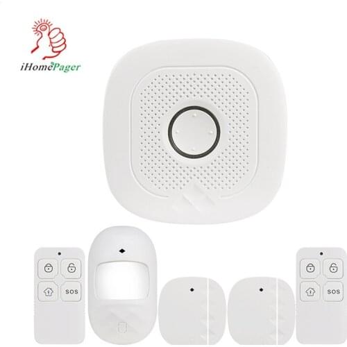 Ihome hot saleNo power failure EU US CE RED/ROHS/IEC60950 APP contral smart home security anti-intrusion alarm system433.92HZ
