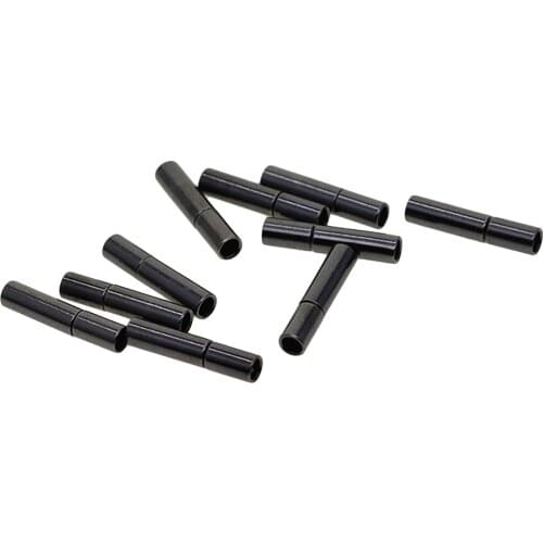 10 Sets Strong Cylinder Bayonet Push Clasps Brass Cord Ends for 2mm Round Leather Cord Buckle Mating Connectors Findings