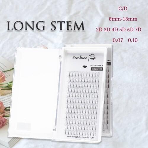 Seashine Volume Fans 3D C Eyelashes Extension Makeup Beauty Luxury Pre Made Fans Free Shipping