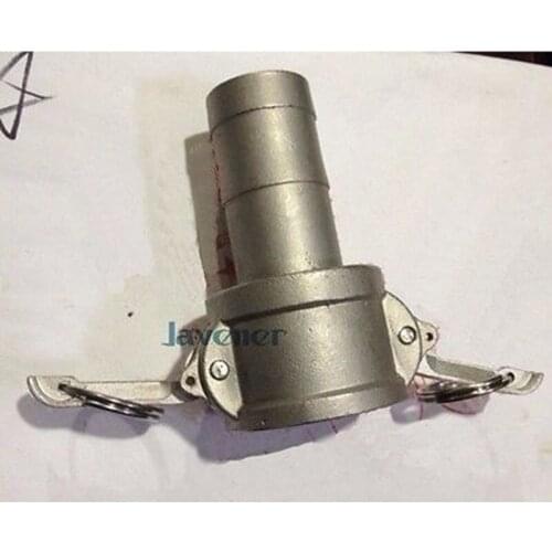 2" Hose Barb 316 Stainless Steel Cam Lock Socket Coupler Cam-and-Groove Fitting Coupling