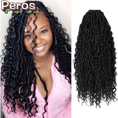 Synthetic Crochet Braids Hair Passion Twist River Goddess Locs 14&18 Inch Twist Braids Synthetic Braiding Hair