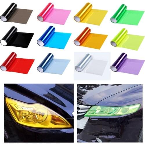 30cmx60cm Car Tint Fashion Headlight Taillight Fog Light Vinyl Smoke Film Sheet Sticker Cover Car Styling Car Decor for All Cars
