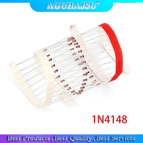 100pcs 1N4148 IN4148 do-35 High-speed switching new original