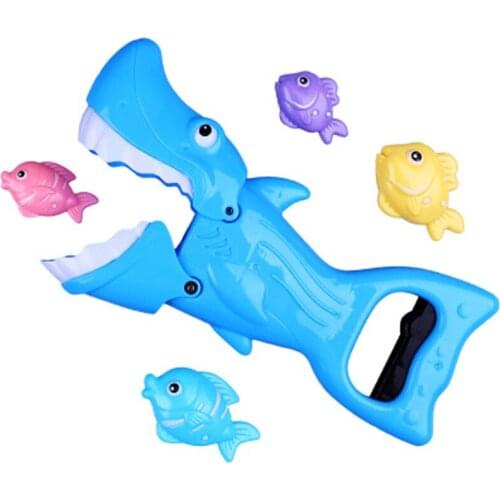 2020 New baby bathroom Bath Water Playing Toys Childrens Educational Music Shark Chase Big Fish eat Small fish Childrens toys