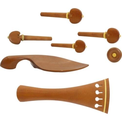 Violin Parts Tailpiece, Tuning Pegs, Endpin, Chin Rest Parts for 4/4 Violin