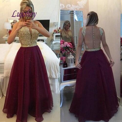 Burgundy Long Lace Evening Dresses Party Plus Size Women Ladies Sexy Prom Formal Evening Gowns Dresses 2020