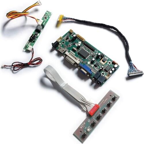 For LM240WU8/LM240WUA/LM240WUB 30-Pin LVDS screen WLDE 60Hz 1920*1200 VGA+DVI M.NT68676 display controller board DIY kit