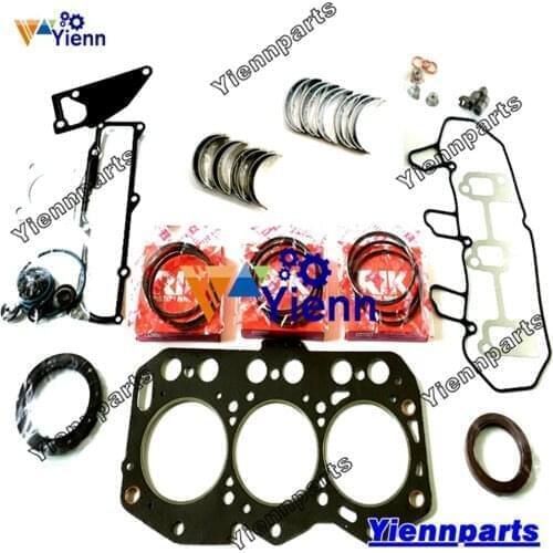 For Yanmar 3T72HA overhaul Re-ring kit 3T72HA 3T72HA-F 3T84HA 3T84HA-F YM169 YM169D Diesel Engine Repair Parts