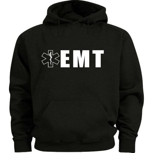 EMT Sweatshirt for Men Emt Decal Hoodie Gift Idea Ems Rescue Clothing Gear