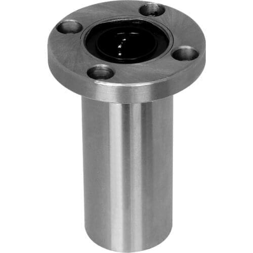 6pcs/lot free shipping LMF10UU LMF12UU LMF13UU LMF12LUU flange linear bearing CNC Linear Bush for 3D printer part linear shaft