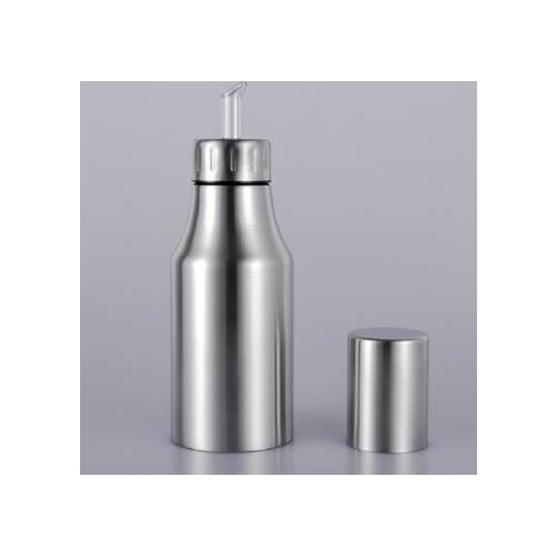 Stainless Steel oil dispenser leak-proof oiler, Kitchen supplies cruet olive oil bottle,3 capacity creative spice Jar oil bottle