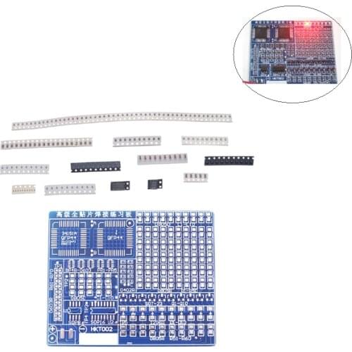HKT002 Advanced Full-patch Welding Exercise Board Electronic Components DIY Manufacturing Kit SMT