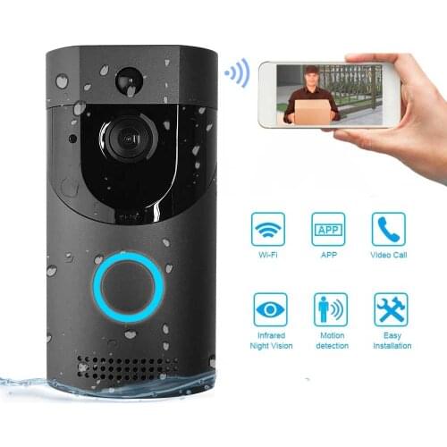 Youtube B30 WIFI Doorbell Security IP Camera Waterproof Smart Video Door Chime 720P Wireless Intercom FIR Alarm IR Night Vision