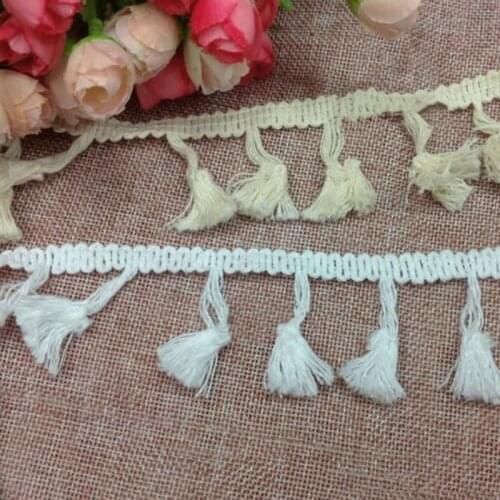 Lace tassel Ribbon DIY Sew Apparel Accessories Handmade Trims Wedding birthday party Scrapbook necklace skirt dress wh