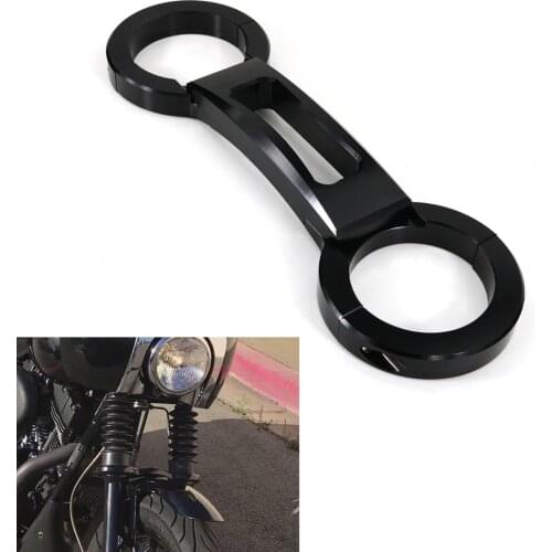 Front Fork Brace Fork Stabilizer Absorber Damper Fit For Harley Dyna Street Bob FXDB Dyna Super Glide Night Rod Special VRSCDX